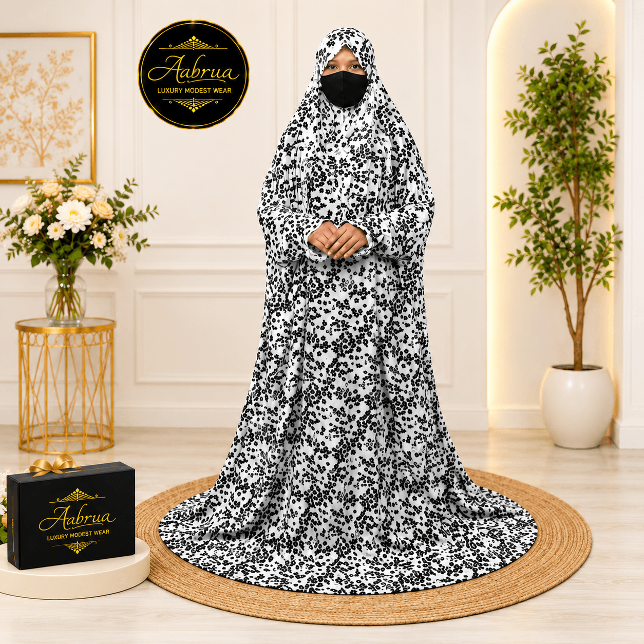 Premium Full Long Nikabi Salat Hijab AX101